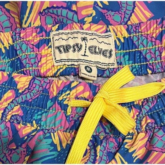 TIPSY ELVES Women's Seahorse Beach Shorts Sz MEDIUM - Picture 5 of 5